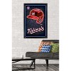 Trends International MLB Washington Nationals - Neon Helmet 23 Framed Wall Poster Prints - 2 of 4
