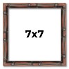 PosterPalooza | 7x7 Bamboo Picture Frame, UV Acrylic, 4 Finishes - Brown, Black, Gold, and Natural - 2 of 4