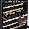 46-Bottle Built-In/Freestanding Wine Cooler – Single Zone Wide Temp Range (41–64°F), Touch Control & Metal Design | Perfect for Home - 4 of 4