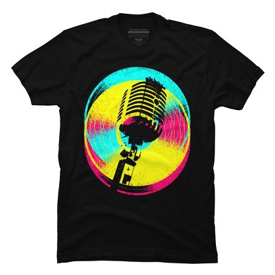 Men's Design By Humans Colors and Records By clingcling T-Shirt