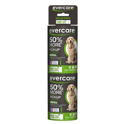 Evercare Pet Lint Roller Refills 70 Sheet - 2pk