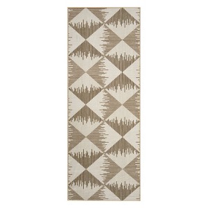Coolmee Washable Area Rugs for Living Room Non Slip Low Pile Modern Geometric Farmhouse Dining Room Carpets for Bedroom Dorm - 1 of 4