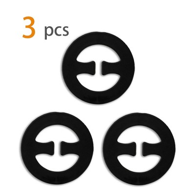 60 PCS Double-Loop Bra Accessory Clip Strap in Nude/Black/Clear/White