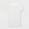 Women's Short Sleeve Ribbed T-Shirt - A New Day™ - 4 of 4