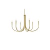 Elegant Lighting Layne 42 inch chandelier in Brass - 3 of 4