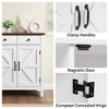 Syemin Decorative Storage Cabinets, 2 Door Storage Cabinet Sideboard, Suitable for Living Room, Entryway and Kitchen Dining Room, - 3 of 4