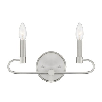 Designers Fountain Summit 2 - Light Vanity in  Brushed Nickel
