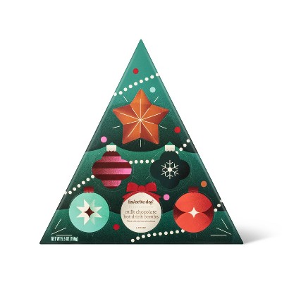 Holiday Hot Cocoa Bomb Advent Triangle - 5.5oz/6ct - Favorite Day™