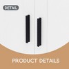 Leovsnove 2-Door Storage Cabinet with Adjustable Shelves for Bathroom, Office, Living Room, Durable MDF Board Construction, Anti-Tipping Design - 4 of 4