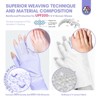 Saviland Pro Full-Finger UV Shield System - UPF200+ Surgical Gloves w/Tactical Tape for Gel Lamp Defense & Cuticle Care (Size: 1 Pair) - 4 of 4