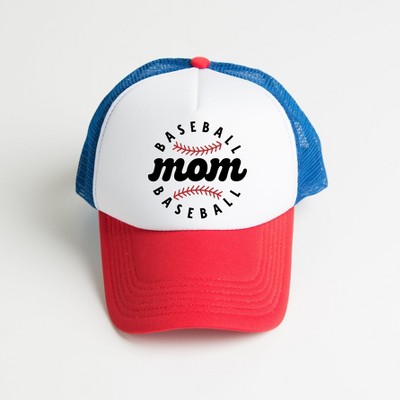 Baseball Mom Baseball Adult Foam Trucker Hat