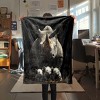 Rhino Print Pattern RV Camper Decoration Four Seasons Car Nap Blanket Flannel Throw, Christmas Gift. - 3 of 4