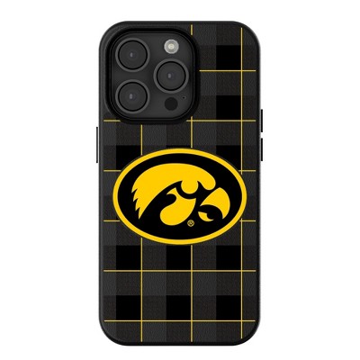 Keyscaper NCAA Plaid MagSafe Compatible Cell Phone Case for iPhone 15 Pro