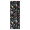 Modern Living Room Rugs Floral Rustic Area Rug Soft Foldable Accent Rug Low Pile Non-Slip Rug for Dining Room Home Office - 3 of 4