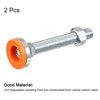 Unique Bargains Carbon Steel Non-Skid Adjustable Furniture Table Feet Leveling Feet 2 Pcs - 3 of 4