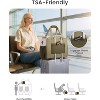Water-Resistant Weekender Duffle Bag for Women, Carry-On Overnight Travel Bag with Wet Pocket, Large Gym Tote in Gree - 4 of 4