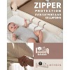 Bassinet Bedside Sleeper, Baby Sleeper with 4 Auto-Lock & Adjustable Height, Breathable Mesh & Mattress - 2 of 4