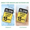 Unique Bargains Aluminum Weather Resistant Waterproof Rust Free Traffic Signs 1 Pc - 4 of 4