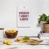 Heather Dutton Peace Joy Love Woodcut Cutting Board Rectangle -Deny Designs - image 3 of 3