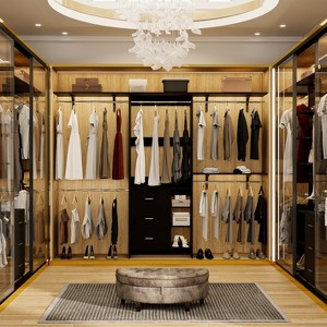 Aheaplus 96'' Wide Heavy-duty Closet Organizer System with Drawers and Tower Kit - 1 of 4