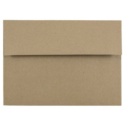 Juvale 100 Count Brown Kraft A7 Invitation Envelopes for 5x7 Card