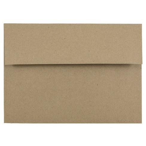 Jam Paper Brown Kraft Paper Bag Envelopes #10 4.125