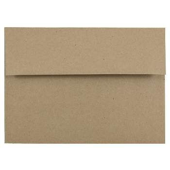 JAM Paper Brown Kraft Paper Bag Envelopes 50pk