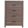 Okak 4-Drawer Dresser 32" Wide Coastal Style Storage Chest with Easy-Glide Drawers, Maximized Surface for Decor, Versatile Bedroom Organizer - 2 of 4