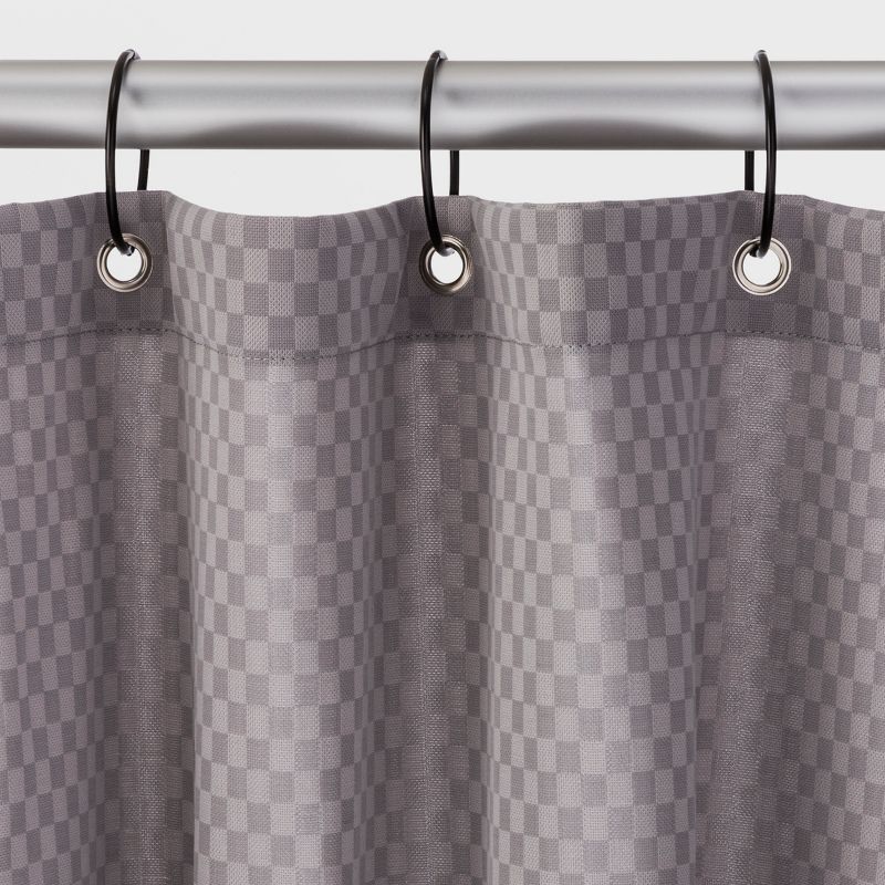 Shower Curtain Rings  Matte Black - Made By Design&#8482;, 5 of 6