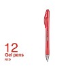 Staples Sonix Retractable Gel-Ink Pens Medium Point Red Dozen (13562-CC) 651255 - 2 of 4