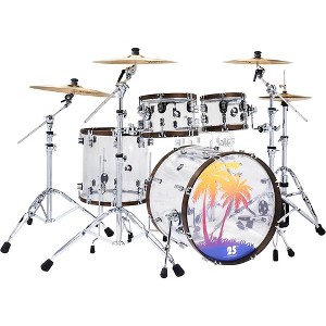 PDP by DW 25th Anniversary Clear Acrylic 4-Piece Shell Pack - 1 of 4