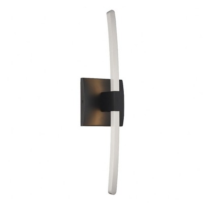 George Kovacs Lighting Archer 1 - Light Sconce in  Coal/Brushed Nickel