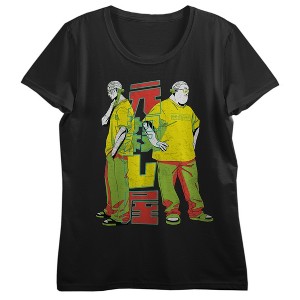 Sakamoto Days Young & Old Taro Women's Black Crew Neck Short Sleeve T-shirt - 1 of 3