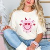 S.W.Smiley Babe Smile - Women's Garment Dyed Graphic T-Shirt - 2 of 4