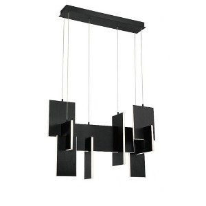 Eurofase Lighting Coburg 1 - Light Chandelier in  Black - 1 of 2