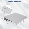 Threshold Ramps for Doorways,Aluminum Entry Threshold Ramp  for Doorways and Raised Landings, Weight Capacity 700 LB - 2 of 4