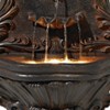 John Timberland Antiqued Outdoor Wall Water Fountain with LED Light 50" Floor Imperial Lion for Garden Yard - image 4 of 4