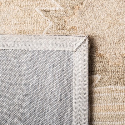 Capri Hand-Tufted Wool Rug in Beige - 5' x 8' Rectangular Design