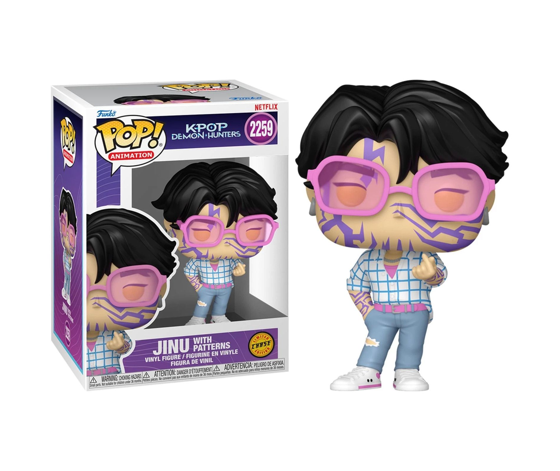 Funko Pop! Animation: Kpop Demon Hunters - Jinu Chase Vinyl Figure #2259 #94691