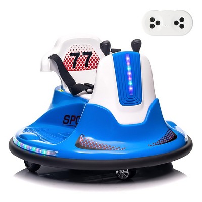 Electric Ride on Bumper Car for Toddlers, Ride on Car with RC LED Lights & 360 Degree Spin, for 3+ Kids