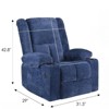 FONTOI Lift Chair with Massage and Heat, Chair with USB Ports and Cup Holders for Elderly People, Blue, 31.5"*42.8"*29" - 3 of 4