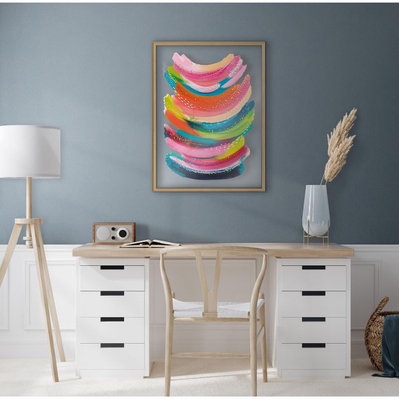 Kate and Laurel Blake Bright Abstract Framed Printed Art by Jessi Raulet of Ettavee, 5 of 7