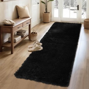 Plush Thick Shag Area Rug Large Soft Fluffy Faux Fur Carpet, Non-Slip Non-Shedding Fuzzy Rug for Living Room, Bedroom Nursery Decor - 1 of 4