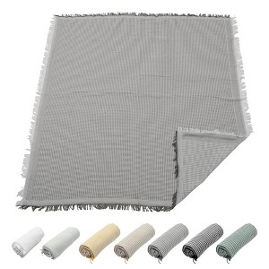 Unique Bargains 30% Cotton 70% Polyester Camping Necessities Picnic Blanket 1 Pc - 1 of 4