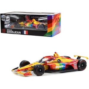 Dallara IndyCar #28 "DHL Delivered w/Pride" Andretti Autosport "NTT IndyCar Series" (2022) 1/18 Diecast Model Car by Greenlight - 1 of 3