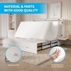 Mjkone Murphy Queen Size Bed Chest with Mattress and Storage - 4 of 4