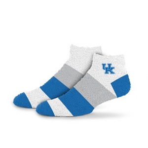 NCAA Kentucky Wildcats Neapolitan Stride Fuzzy Socks - 1 of 3