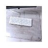 FloorTex Desk Pad w/Silicone Feet Tempered Glass 36"Wx20"D Clear FCDE2036G - 2 of 4