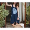 LA LEELA Women's Vacation Wear Casual Sundress Summer Vacation Loose Vacation House Wear Swing Dresses - 2 of 4