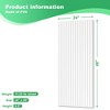 PVC Slat Wall Panel, 3D Fluted Textured Panel Black, Suitable for Kitchen, Living Room, and Home 3D Wall Panels - 2 of 4
